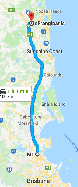 Brisbane-to-Eumundi-Map